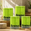 Limonkowy papier toaletowy Renova 4 opakowania