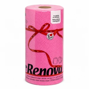 Ręcznik Kuchenny Papierowy Renova Fuksja Compact 27.4 m 2-Warstwowy 120 Arkuszy