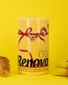 Żółty papier kuchenny Renova pokazany z boku