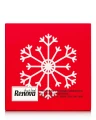 Białe serwetki papierowe Renova White Snowflakes w opakowaniu