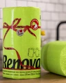 Limonkowy ręcznik kuchenny Renova - opakowanie i rolka