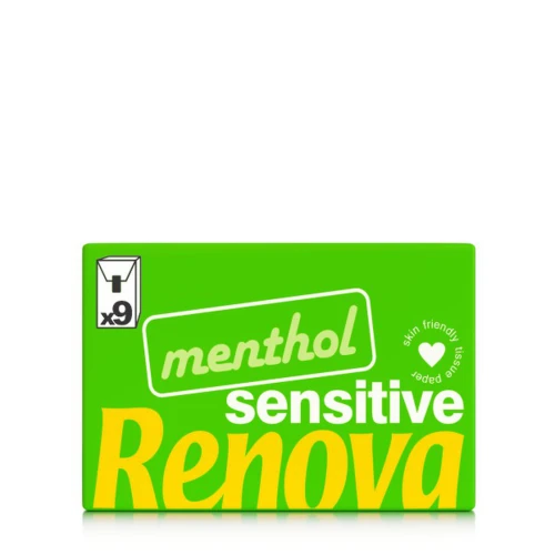 Chusteczki Renova Sensitive Menthol 6 × 9 sztuk - zdjęcie główne