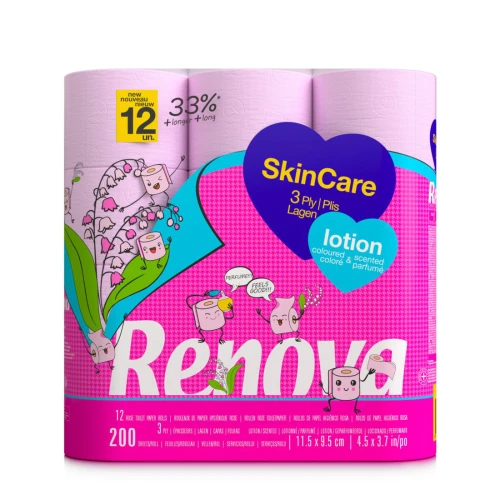 Renova Lotion Rose 12 rolek - opakowanie i parametry