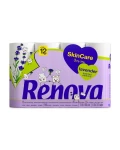 Papier toaletowy Renova Skin Care Lavender 3-warstwowy 12 rolek