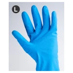 Rękawice gospodarcze Renova DUPLEX Hand Care L – 1 para – otwarta dłoń w rękawicy z oznaczeniem rozmiaru L