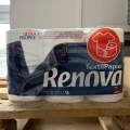 Renova TextilPapier 6 rolek – front rzeczywistego opakowania